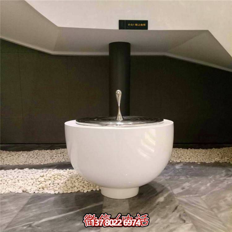 不銹鋼水滴圓盤雕塑，玻璃鋼景觀裝飾