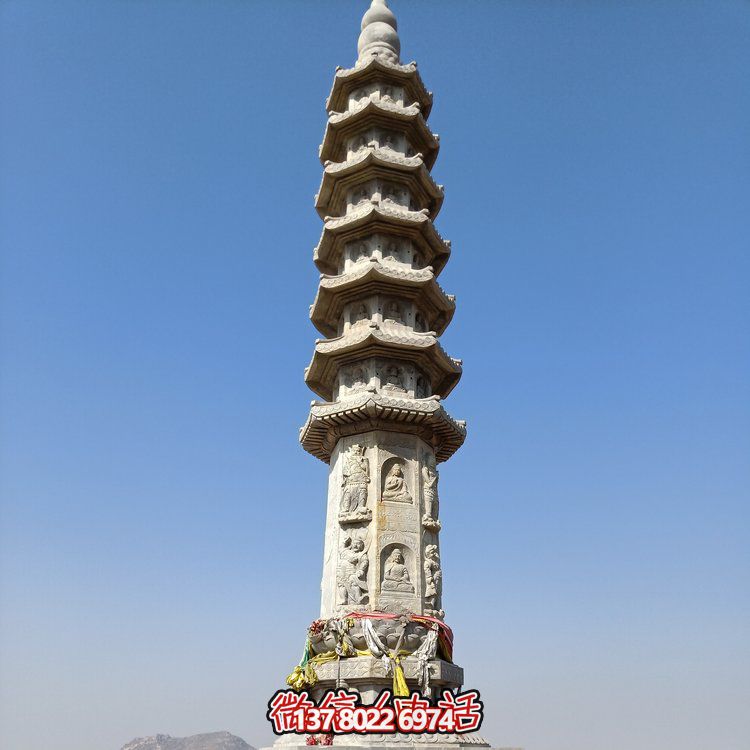 大理石石雕大型佛塔雕塑景點(diǎn)