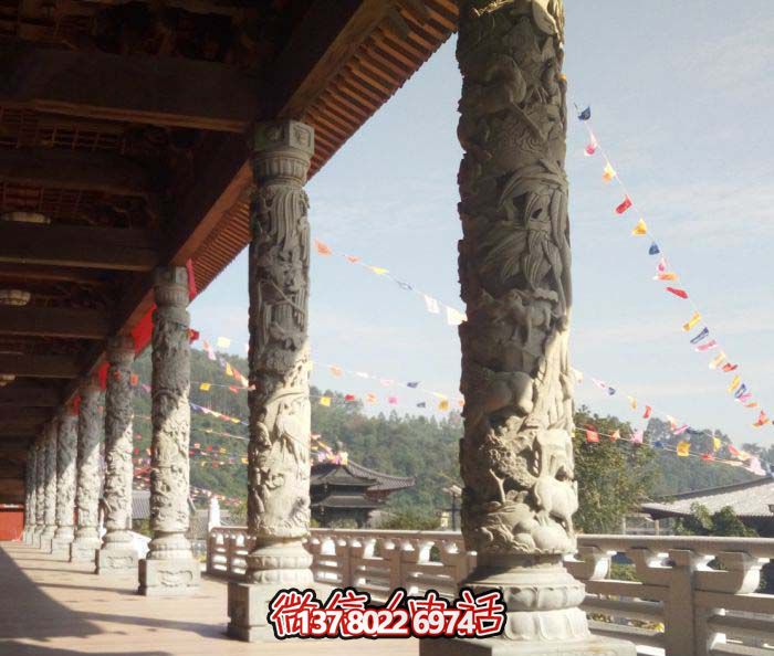 傳承古典藝術,精美石雕龍柱漢白玉浮雕 傳承古典藝術,精美石雕龍柱漢白玉浮雕