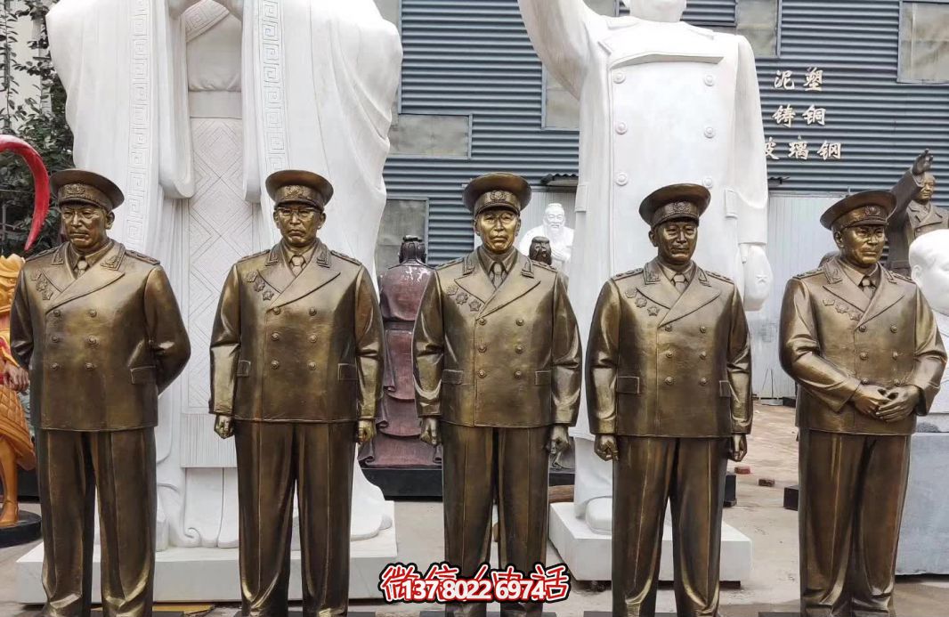 仿銅偉人元帥玻璃鋼雕塑，締造景區(qū)世界十大經(jīng)典