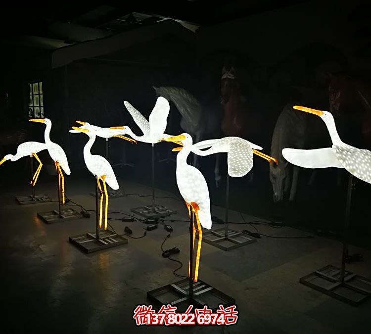 玻璃鋼雕塑景觀亮化，點亮景區園林