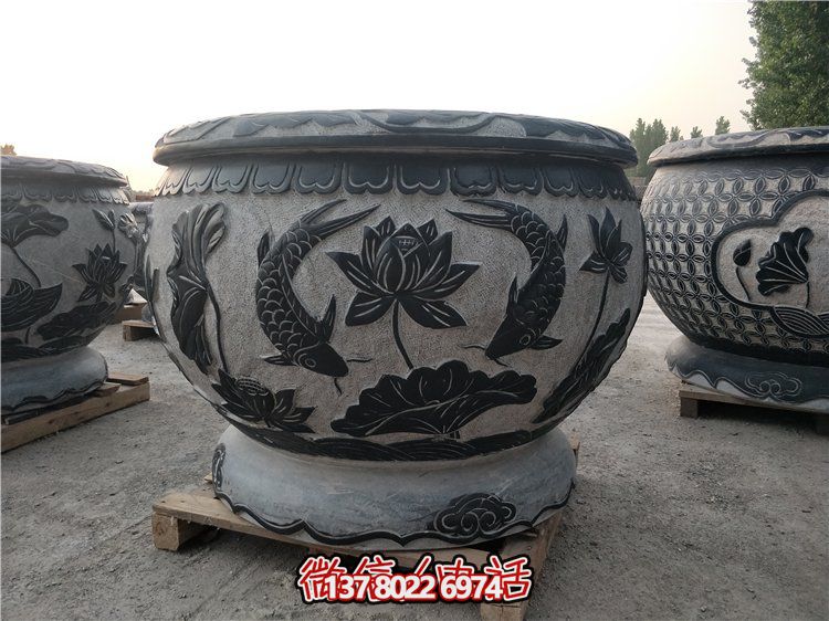 石雕魚缸·夢幻花盆·完美養(yǎng)魚池