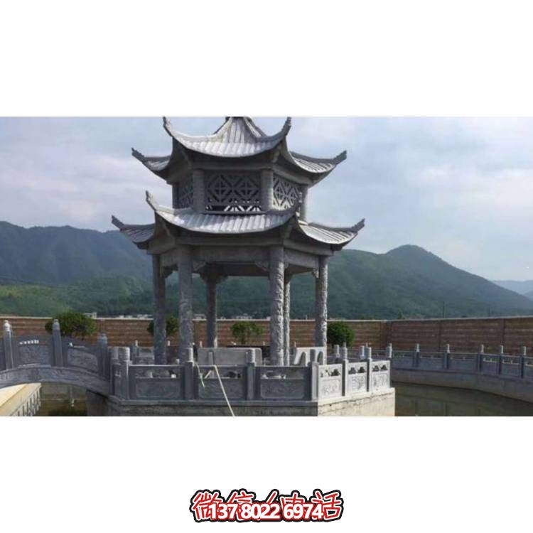 精美大理石雕塑涼亭，把藝術與實用完美結(jié)合