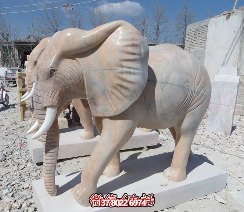 別墅庭院大象景觀門(mén)口的大象雕塑 別墅庭院大象景觀門(mén)口的大象雕塑