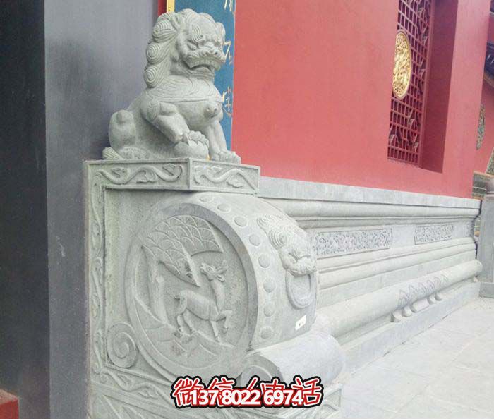 庭院大理石石雕看門(mén)的獅子雕塑