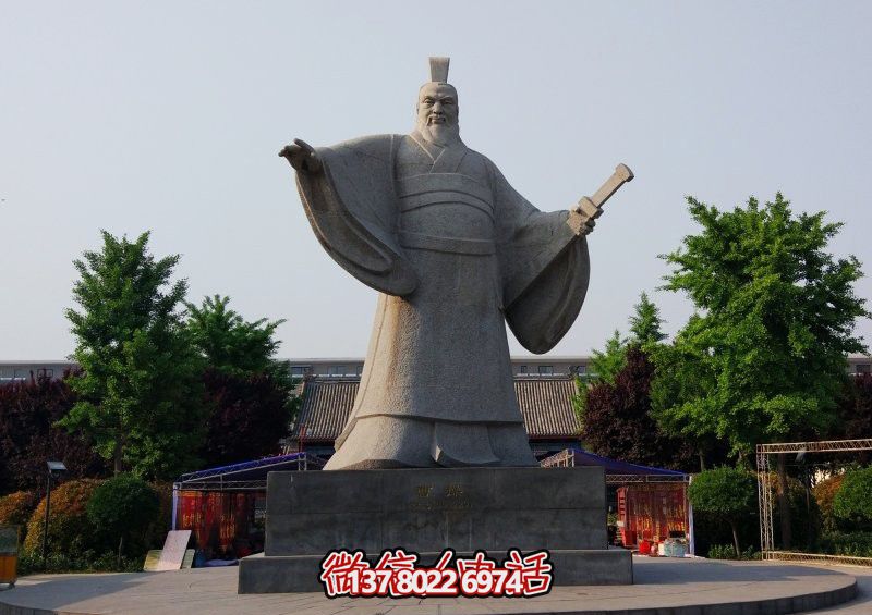 古代名人石雕曹操雕塑 古代名人石雕曹操雕塑