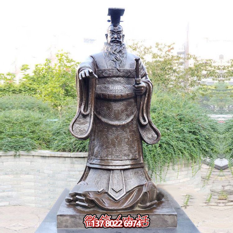 公園歷史名人千古一帝秦始皇雕像 公園歷史名人千古一帝秦始皇雕像