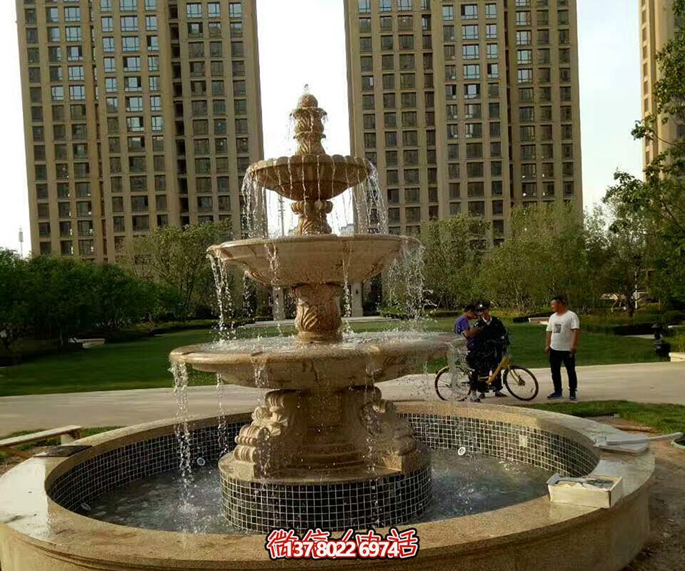 小區廣場擺放歐式大理石風水球噴泉雕塑 小區廣場擺放歐式大理石風水球噴泉雕塑